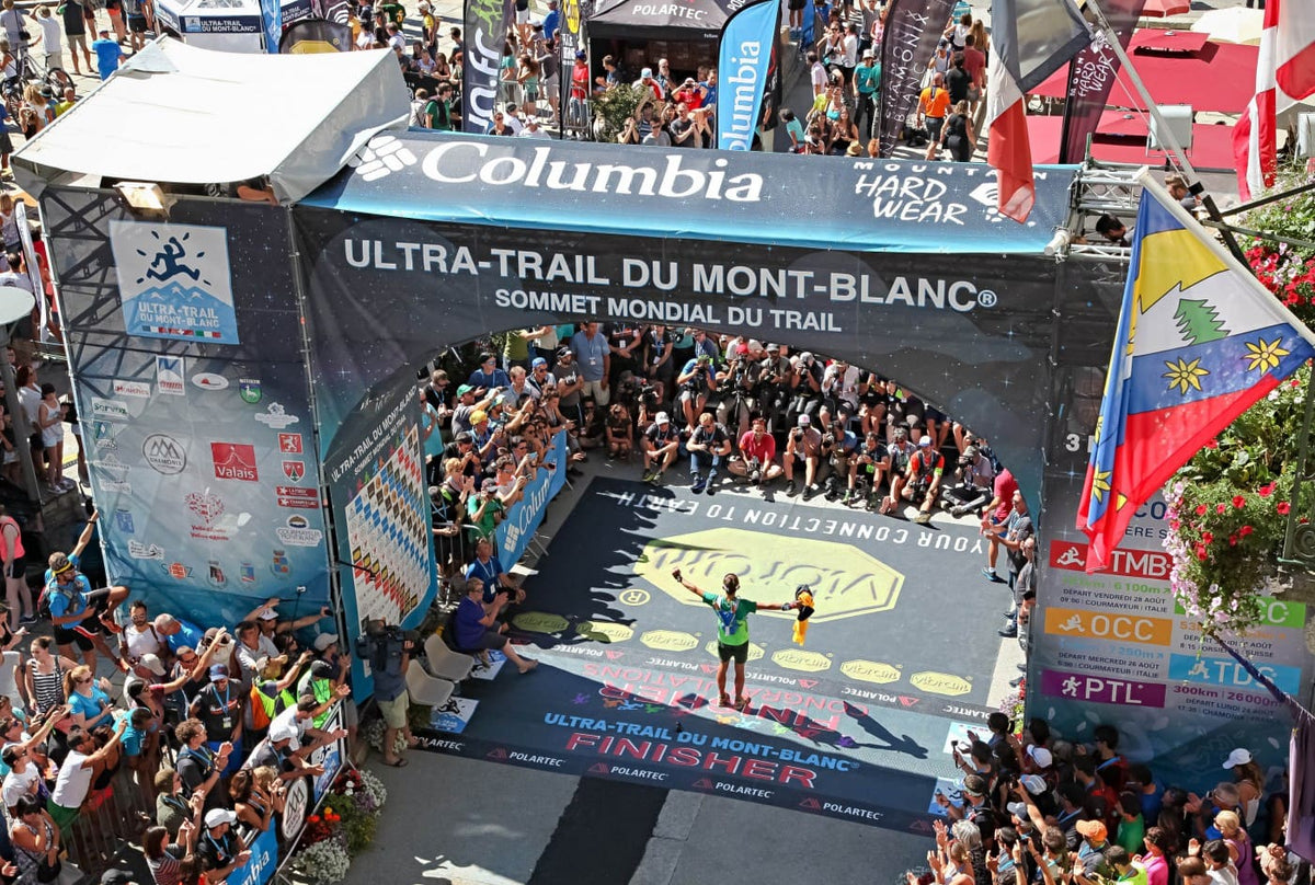 Ligne d'arrivée de l'UTMB