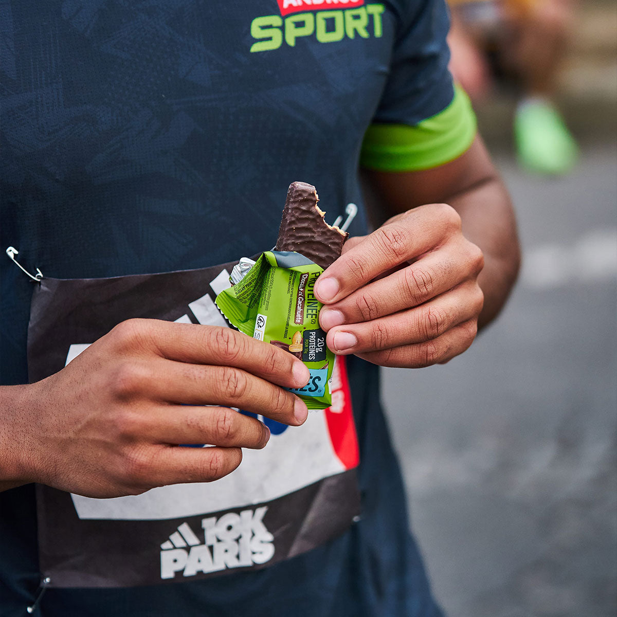 Barre Hyperprotéinée Chocolat Cacahuète 55g