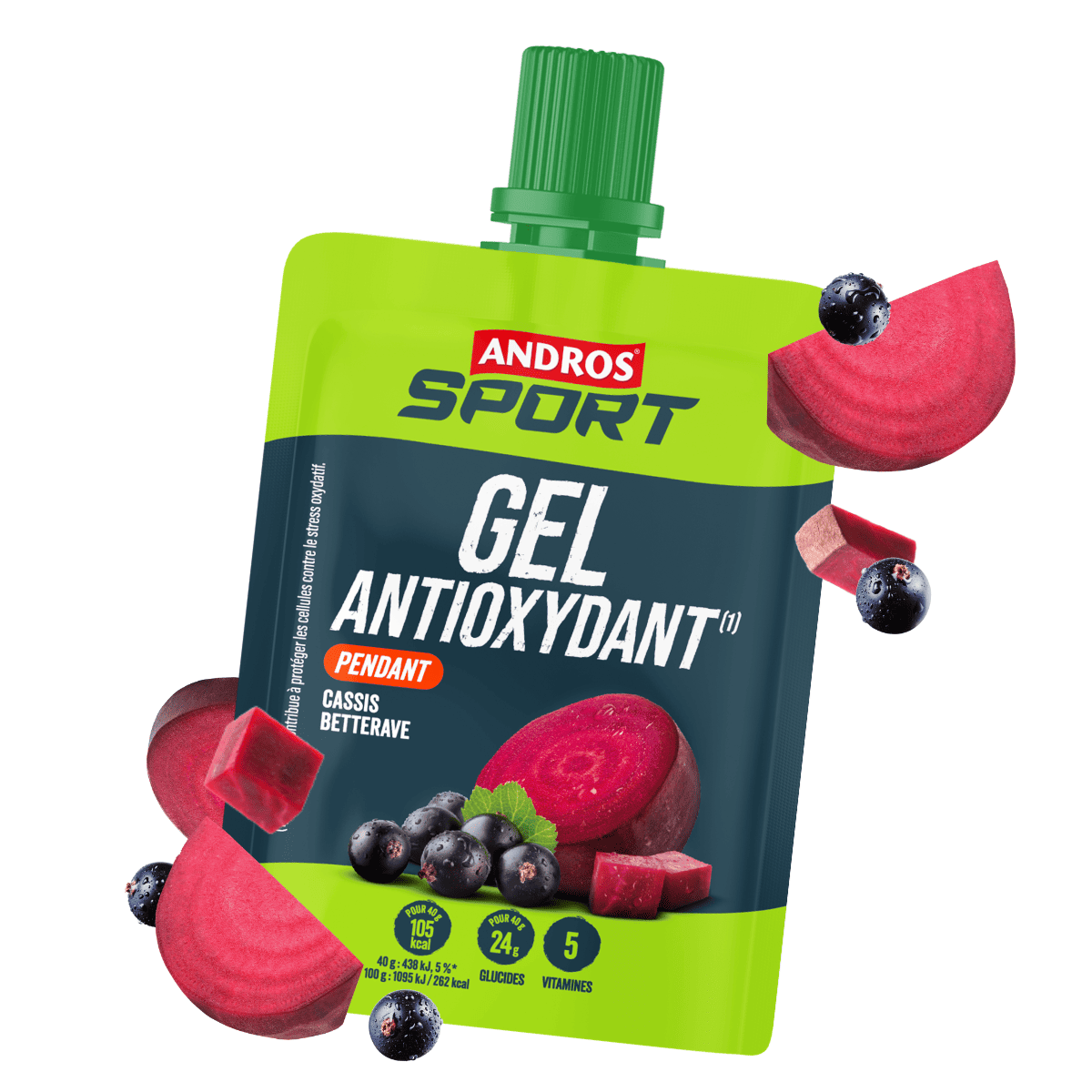 Gel Antioxydant Cassis Betterave 40g