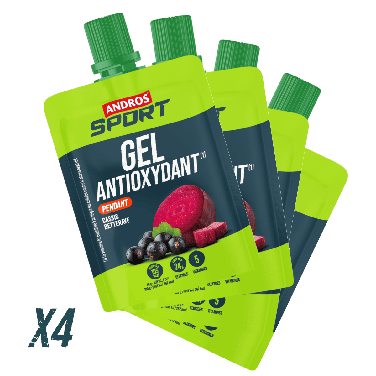 Gel Antioxydant Cassis Betterave 40g