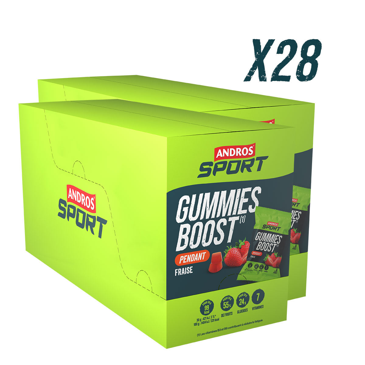 Gummies Boost Fraise 30g