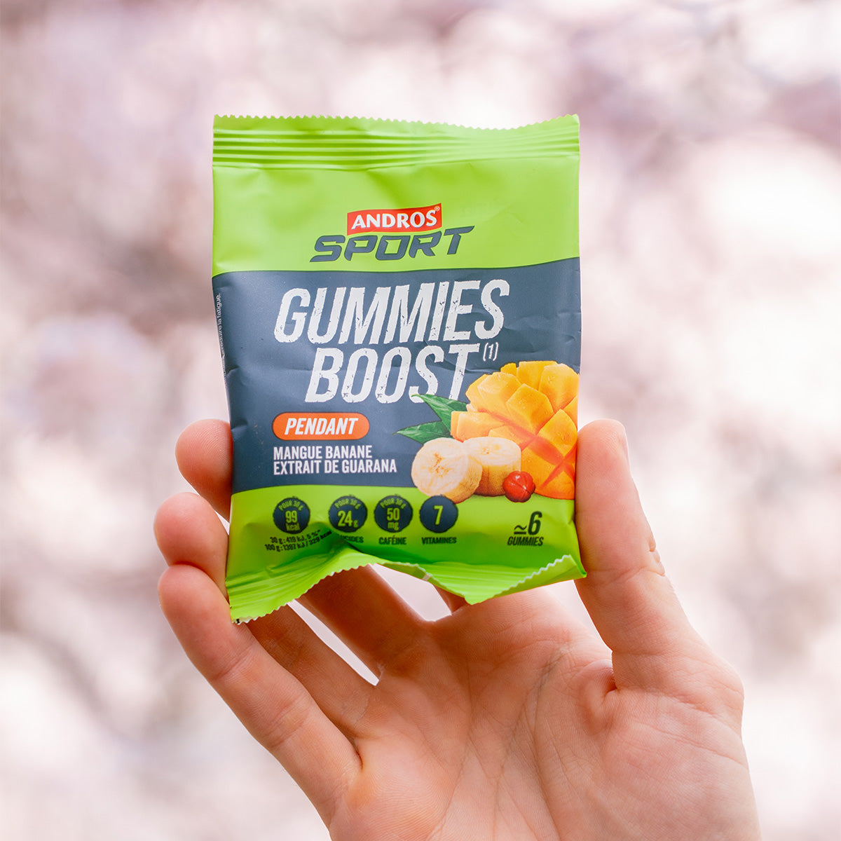 Gummies Boost Mangue Banane et Extrait de Guarana 30g
