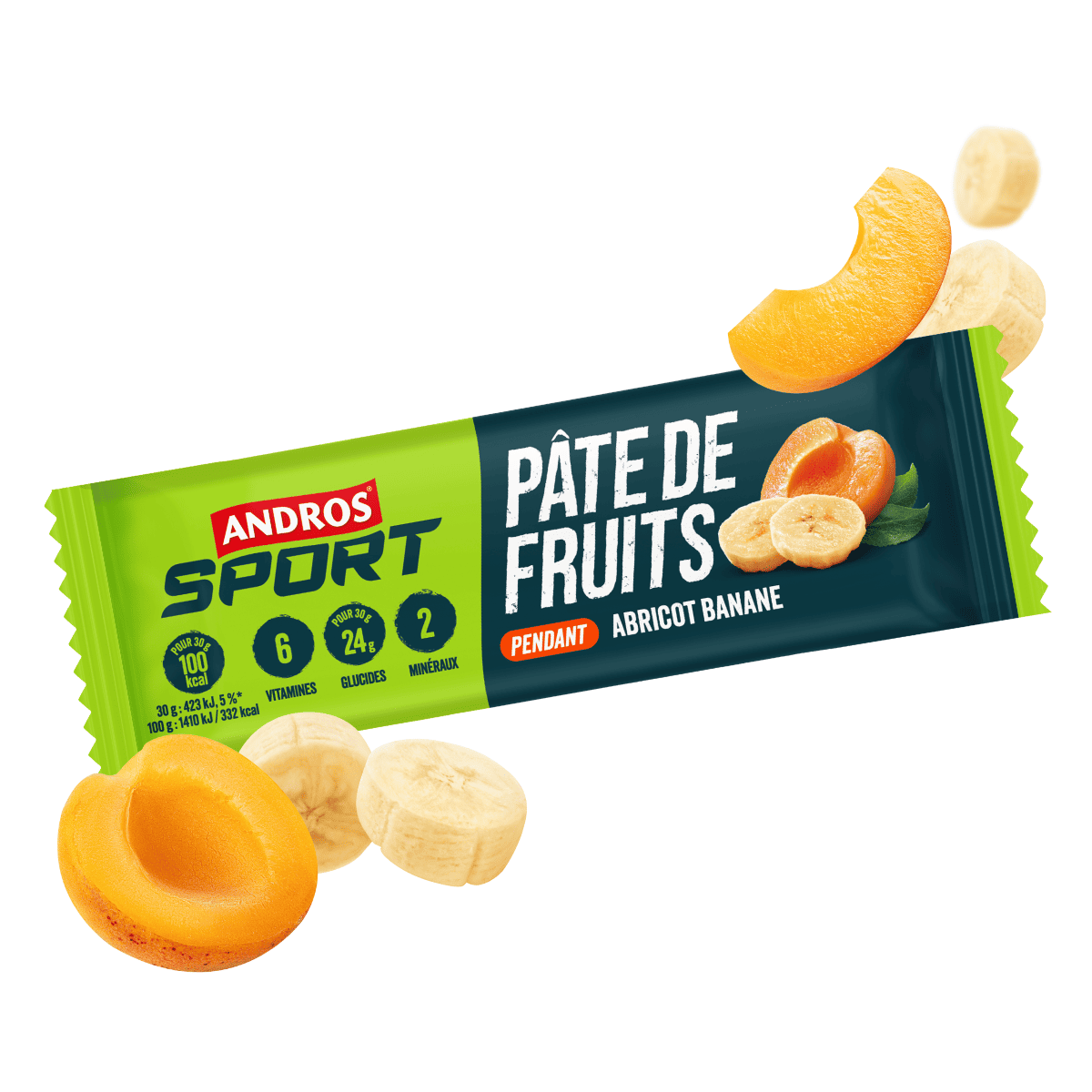 Pâte de fruits Abricot Banane 30g
