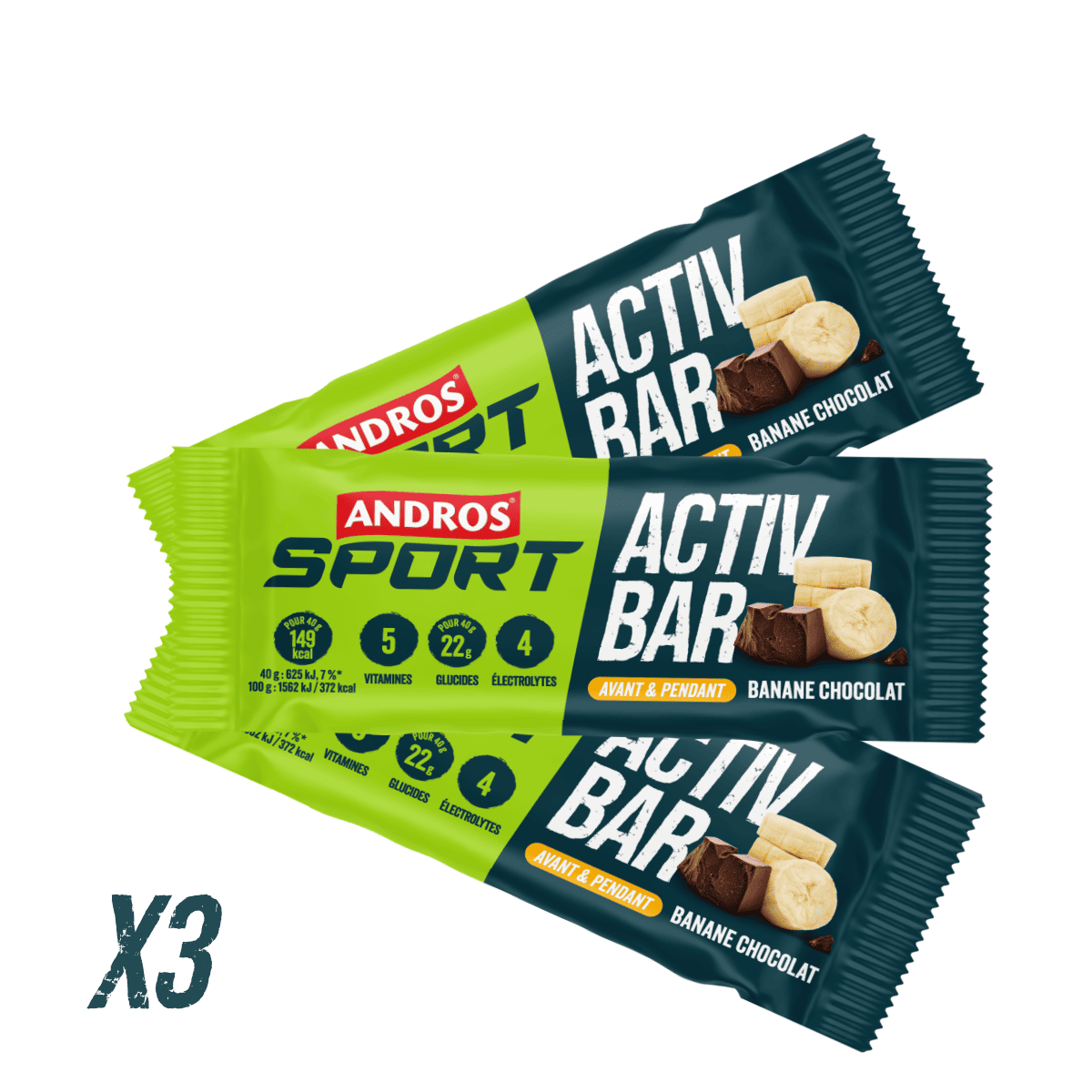 Barre Activ Bar Banane Chocolat 40g