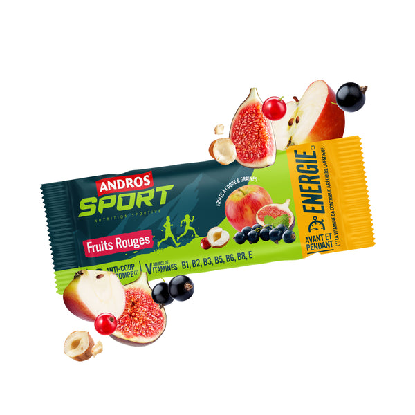 Barre Fruits Nuts et Graines Fruits Rouges 40g