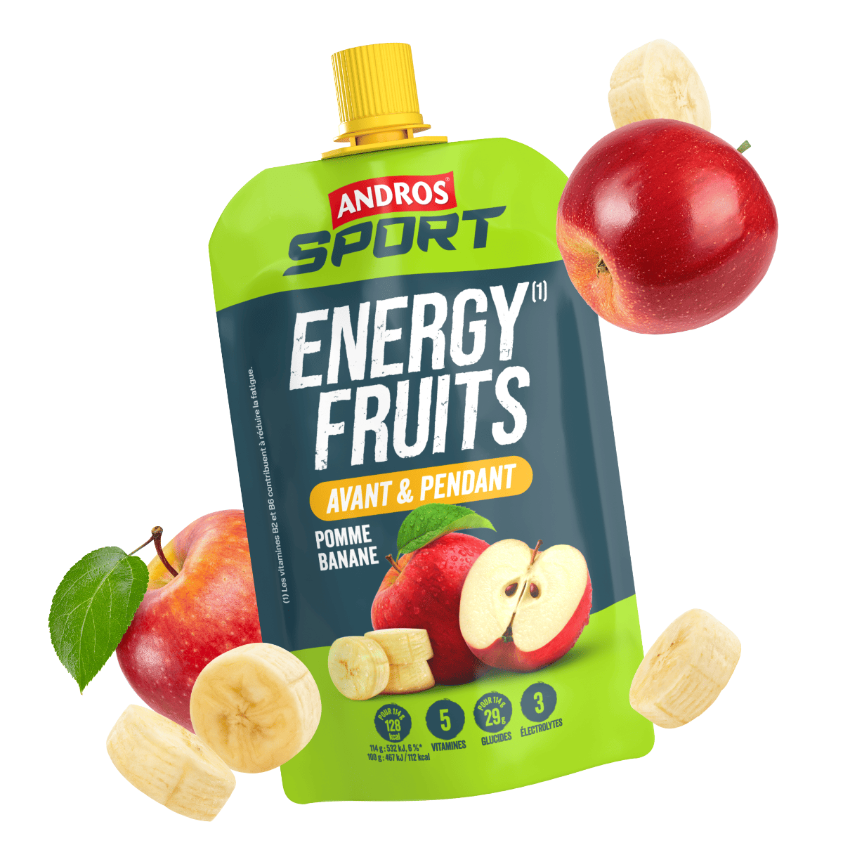 Gourde Energy Fruits Pomme Banane 114g