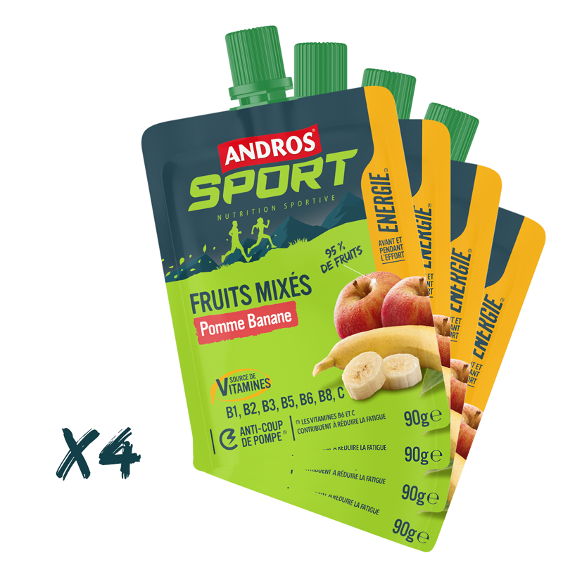 Gourde de Fruits Mixés Vitaminés Pomme Banane 90g