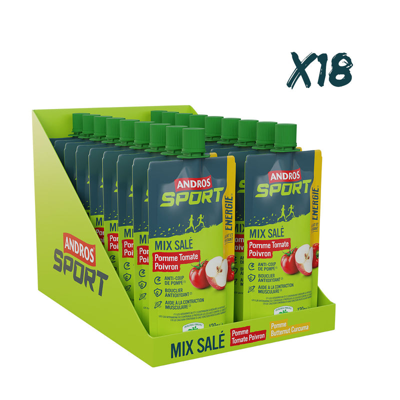 Gourde Mix Salé Pomme Tomate Poivron 120g