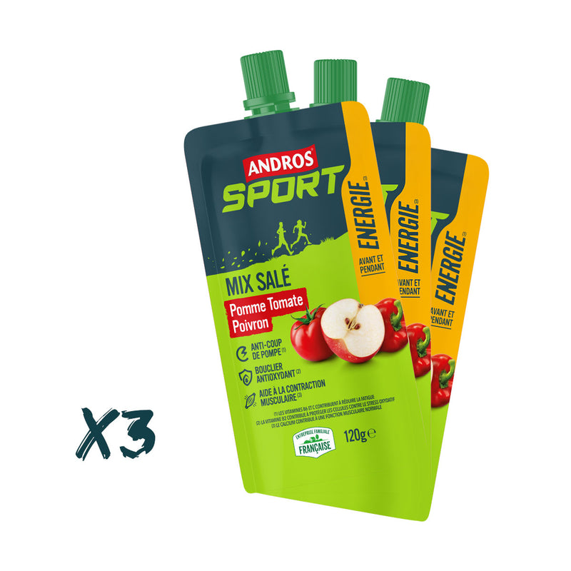 Gourde Mix Salé Pomme Tomate Poivron 120g