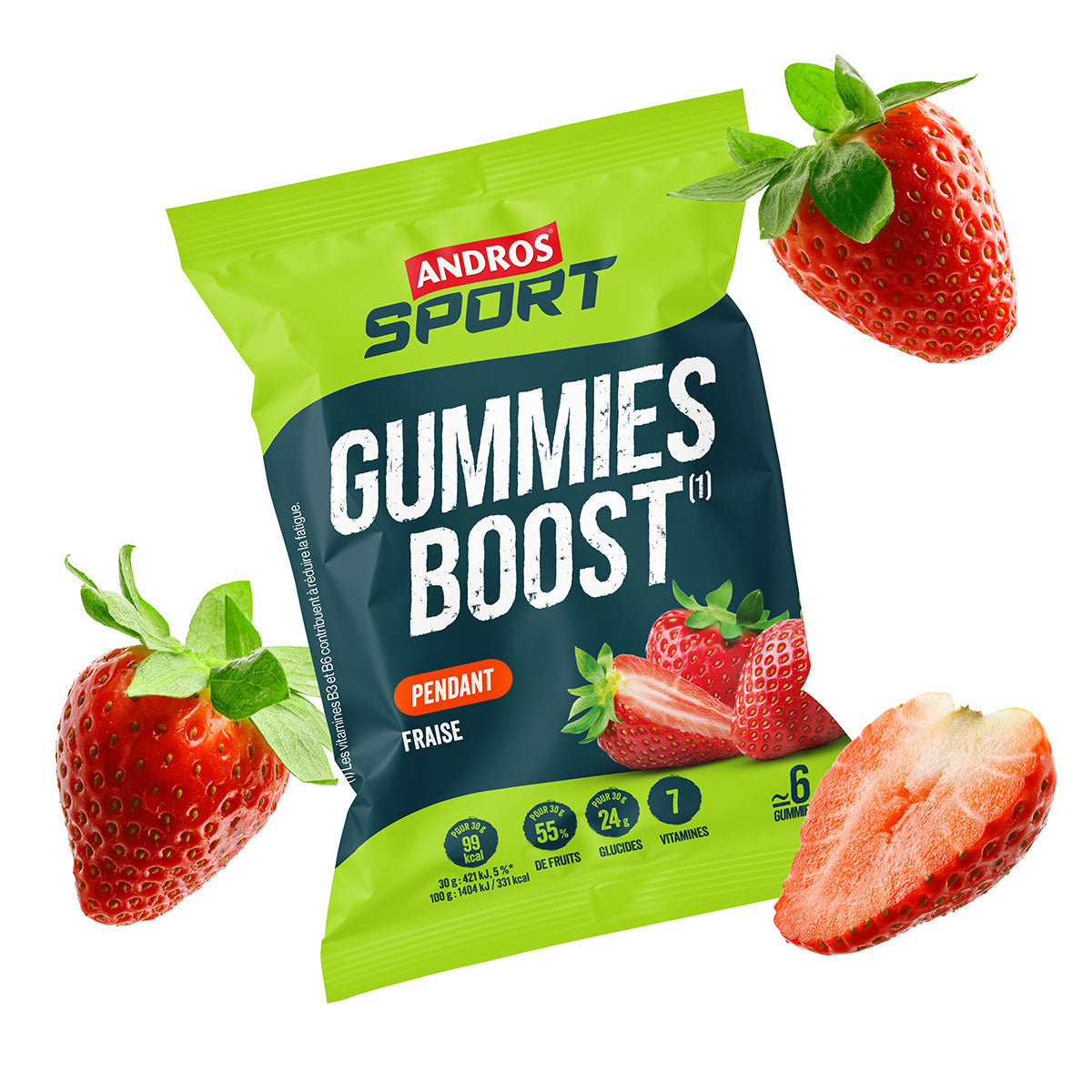 Gummies Boost Fraise 30g