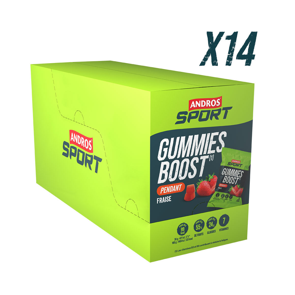 Gummies Boost Fraise 30g