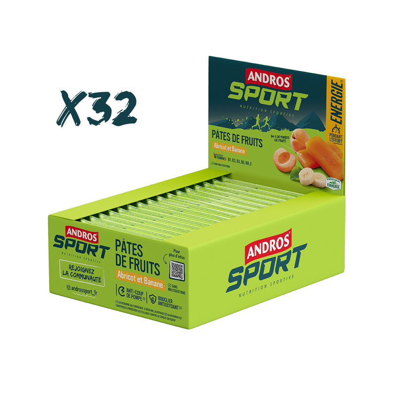 Pâte de fruits Abricot Banane 30g
